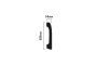 Плинтус HIWOOD B70V2