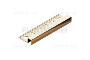 Профиль Neexy PVL31 для плитки внешний P латунь 10x10мм