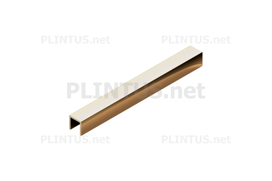Профиль Neexy PVL85 П-образный латунь 10х6мм