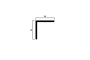 Угол Neexy PVL73 латунь 15х15мм