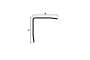 Угол Neexy PVS100 нержавеющая сталь 20х20мм
