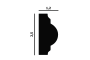 Молдинг Перфект плюс P35F гибкий