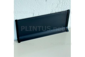 Плинтус L-образный алюминиевый Pro Design анодированный чёрный