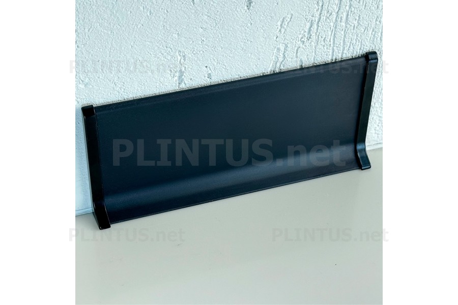 Плинтус L-образный алюминиевый Pro Design анодированный чёрный Плинтус L-образный алюминиевый Pro Design анодированный чёрный
