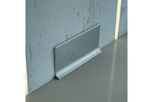 Плинтус L-образный алюминиевый Pro Design анодированный Матовый хром