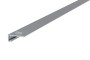 Плинтус щелевой алюминиевый Pro Design Mini 7067 анодированный Матовый хром